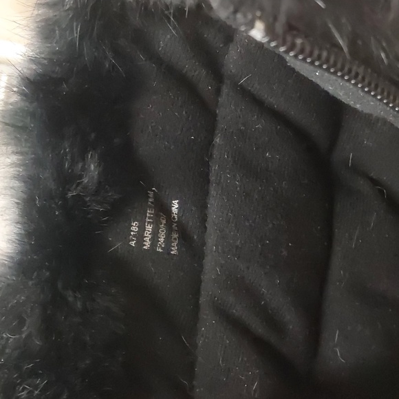 Woman’s Coach black Marietta winter boots with fur tops size 7.5 - Picture 10 of 16